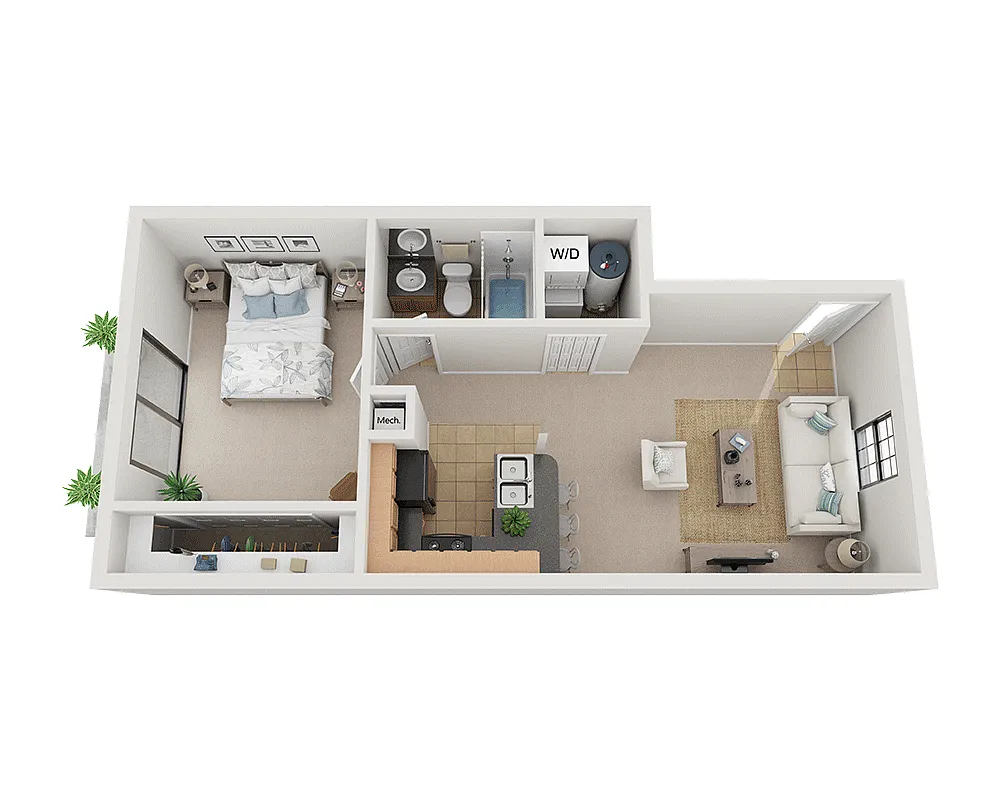 Floor plan Plan A1B