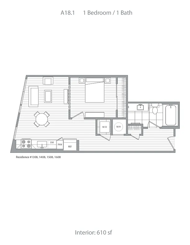 Floor plan 1B