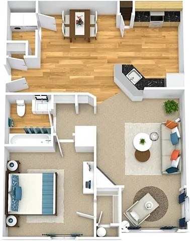 Floor plan A2-Upgraded
