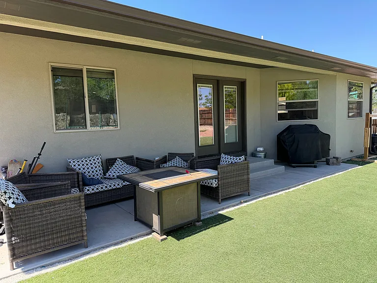 Covered Back Porch