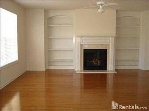 Family room with gas fireplace