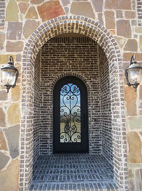 The Marley C recessed front door