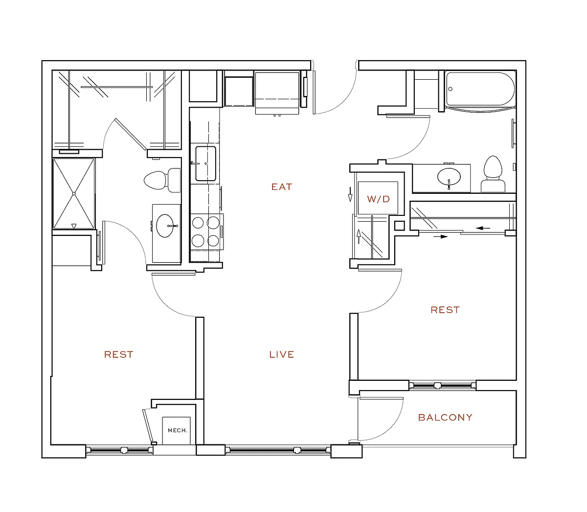 Floor plan D14