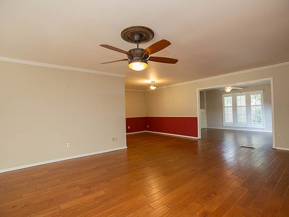 Crown molding in living room