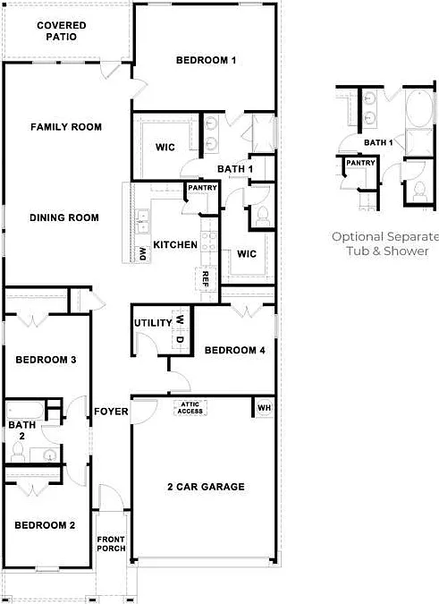 4 bed, 2.0 bath, 1931 sqft, $2,300 — Photo 2
