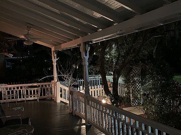 Front Porch at night 