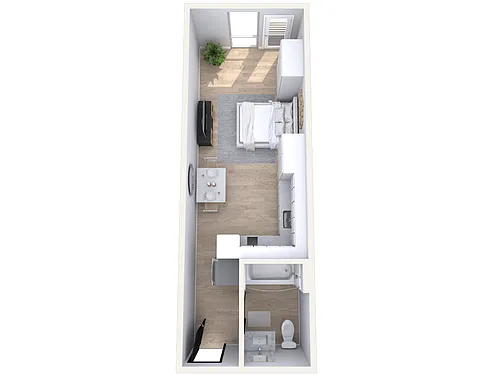 Floor plan Studio
