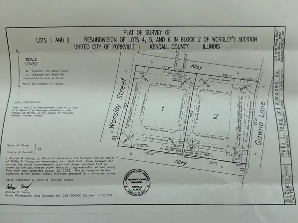 LOT 1 Worsley St, Yorkville, IL 60560