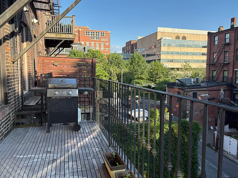 the deck looking towards BMC
