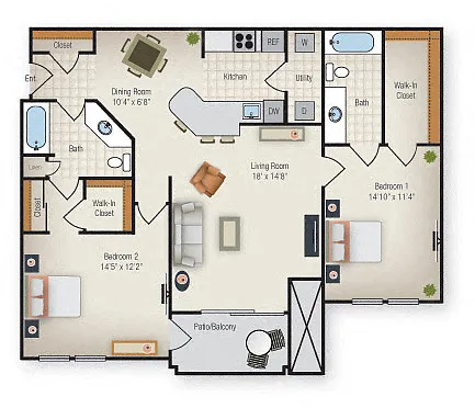 Floor plan The Victoria