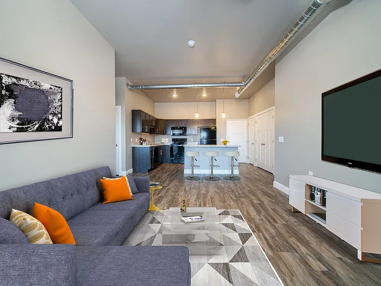 The Captiva: Living Room and Kitchen
