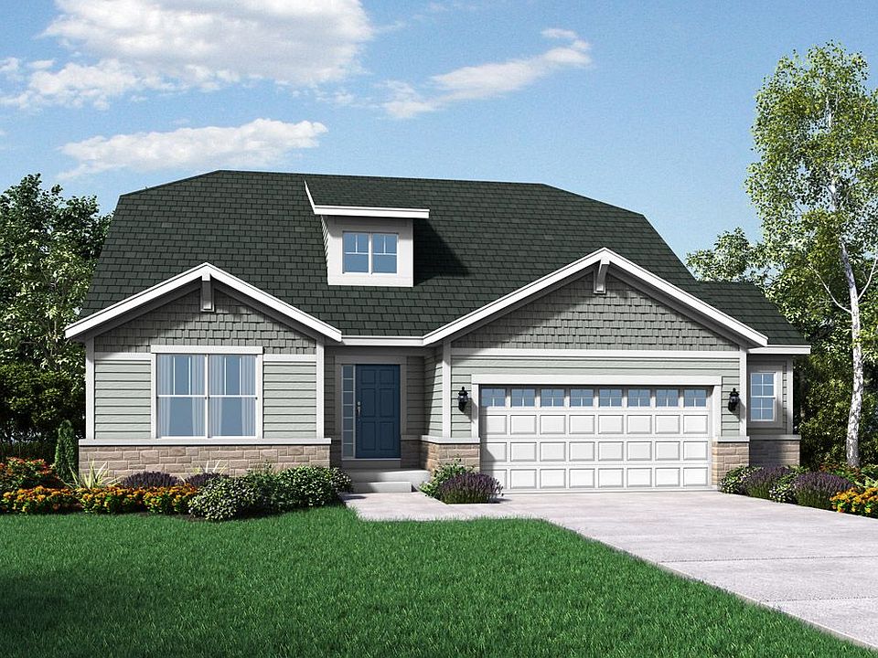 Cape May craftsman exterior elevation rendering by William Ryan Homes