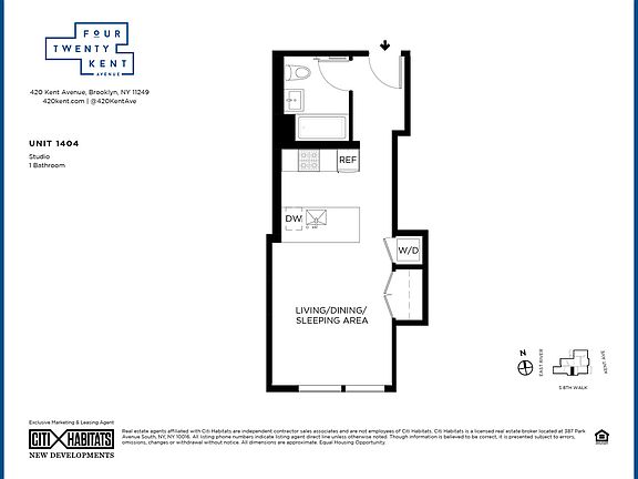 2nd image of 420 Kent Ave APT 1404