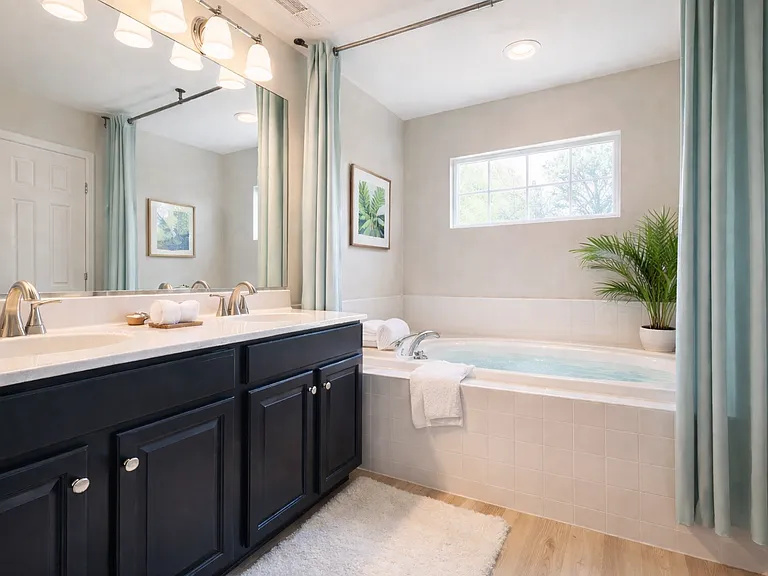 en suite master bath