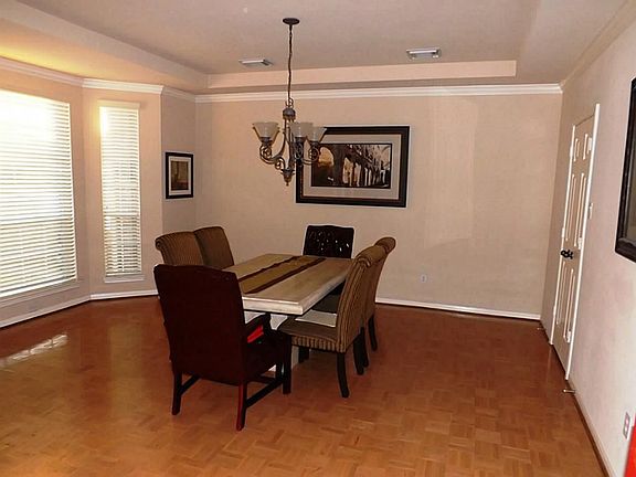 The formal diining room with access from the entryway or the kitchen it is is perfect for your next dinner party!