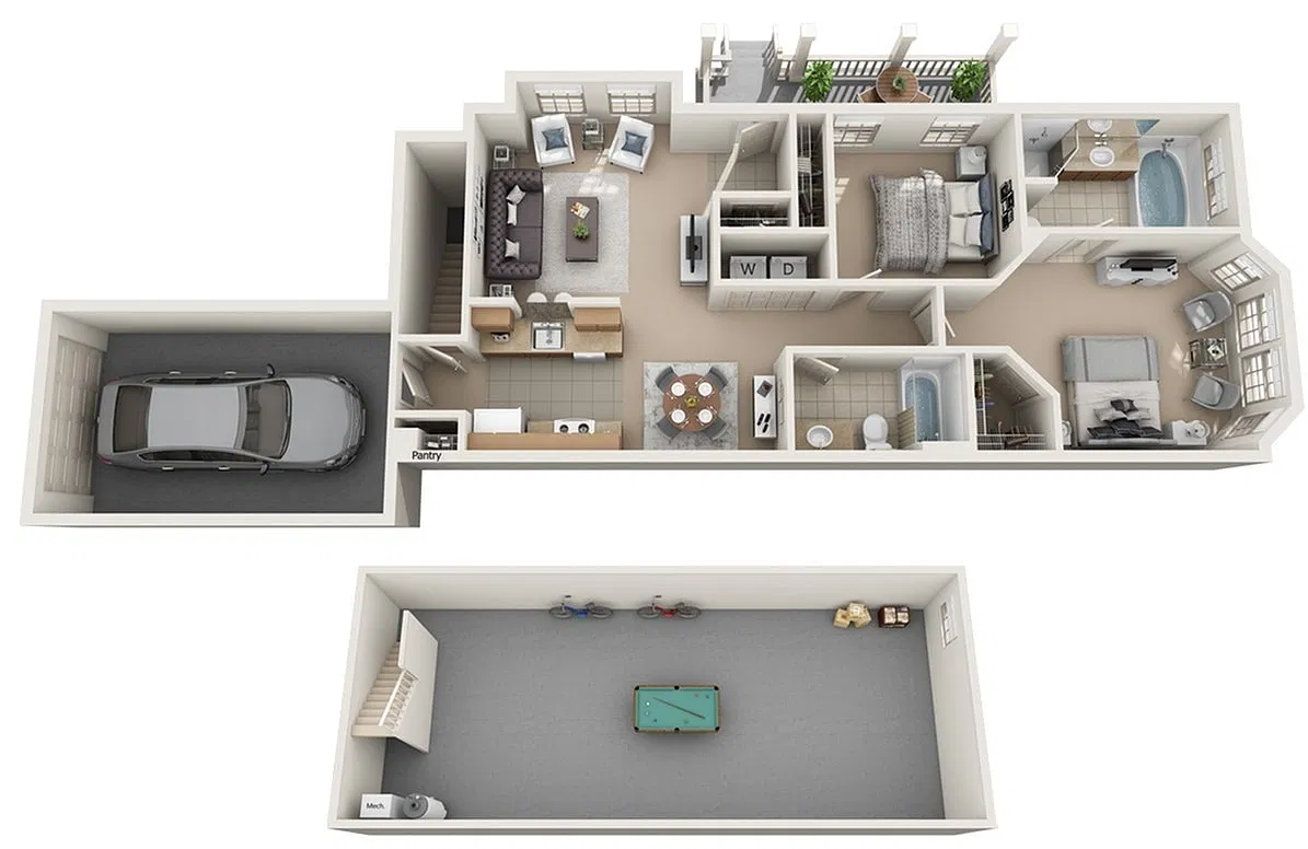 Floor plan Woodward 2b ranch