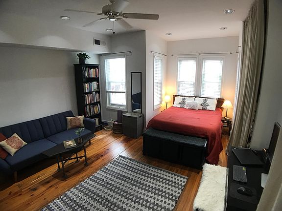 Oversized bedroom in this 1br apartment.