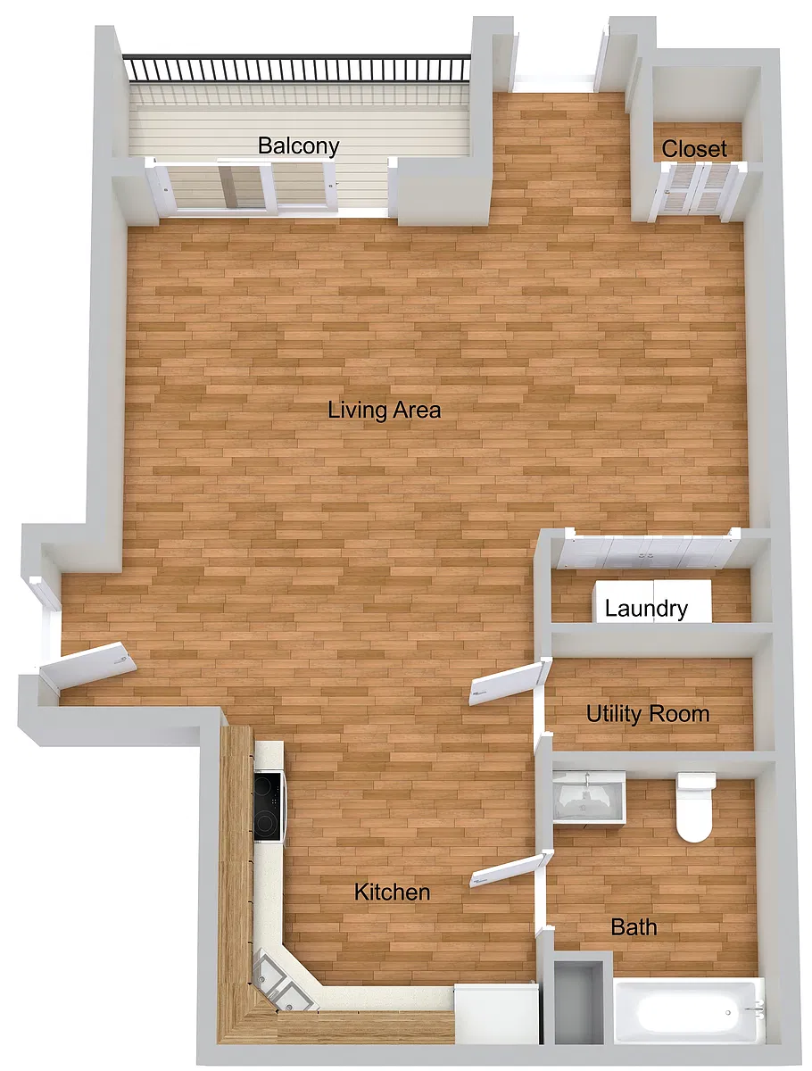 Floor plan Studio