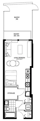 Floor plan 407