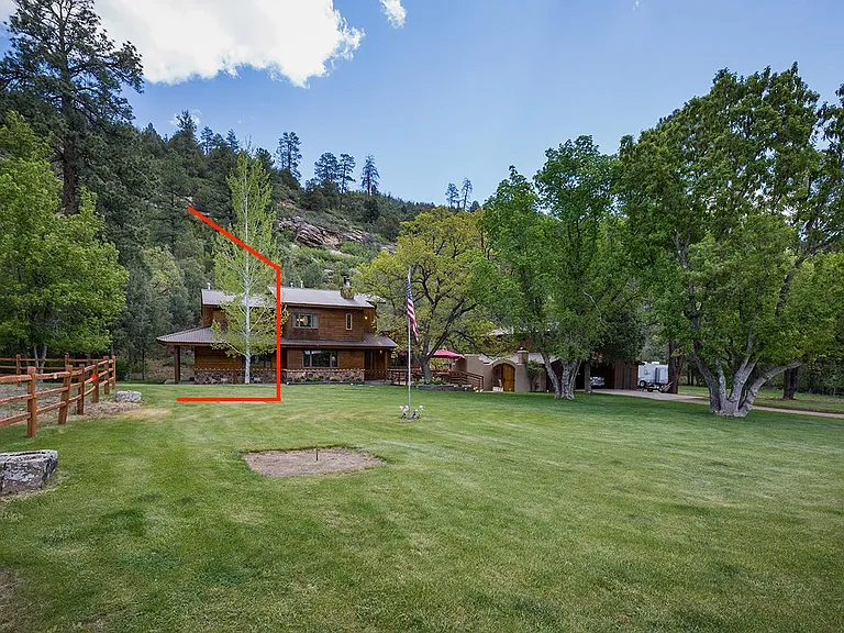 Apartment is on a large maintained estate.