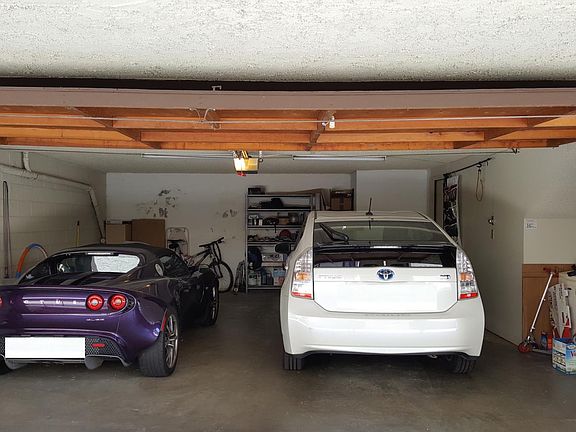 attached 2 car garage