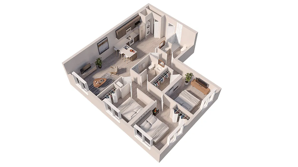 Floor plan 3BRA