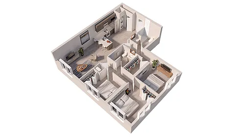 Floor plan 3BRA