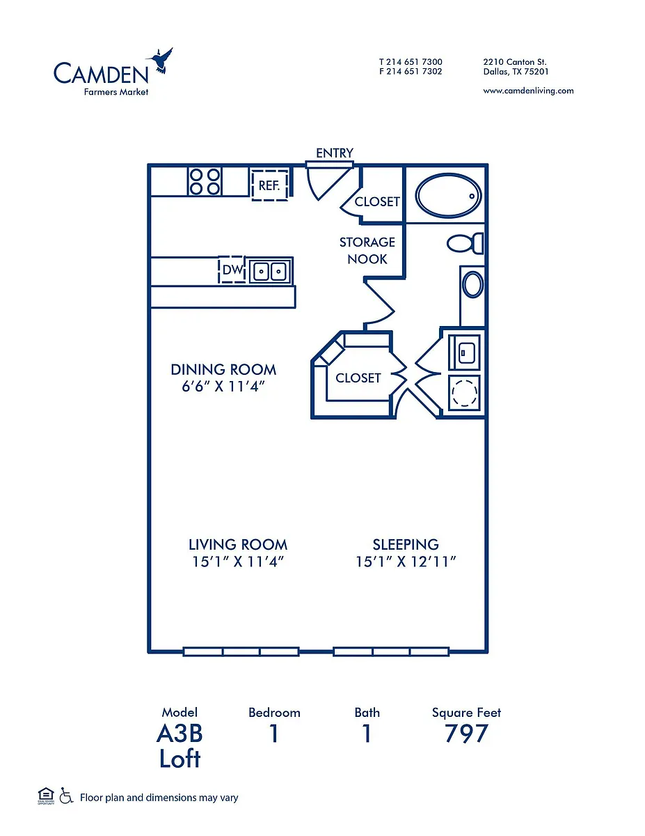 Floor plan A3B - Loft