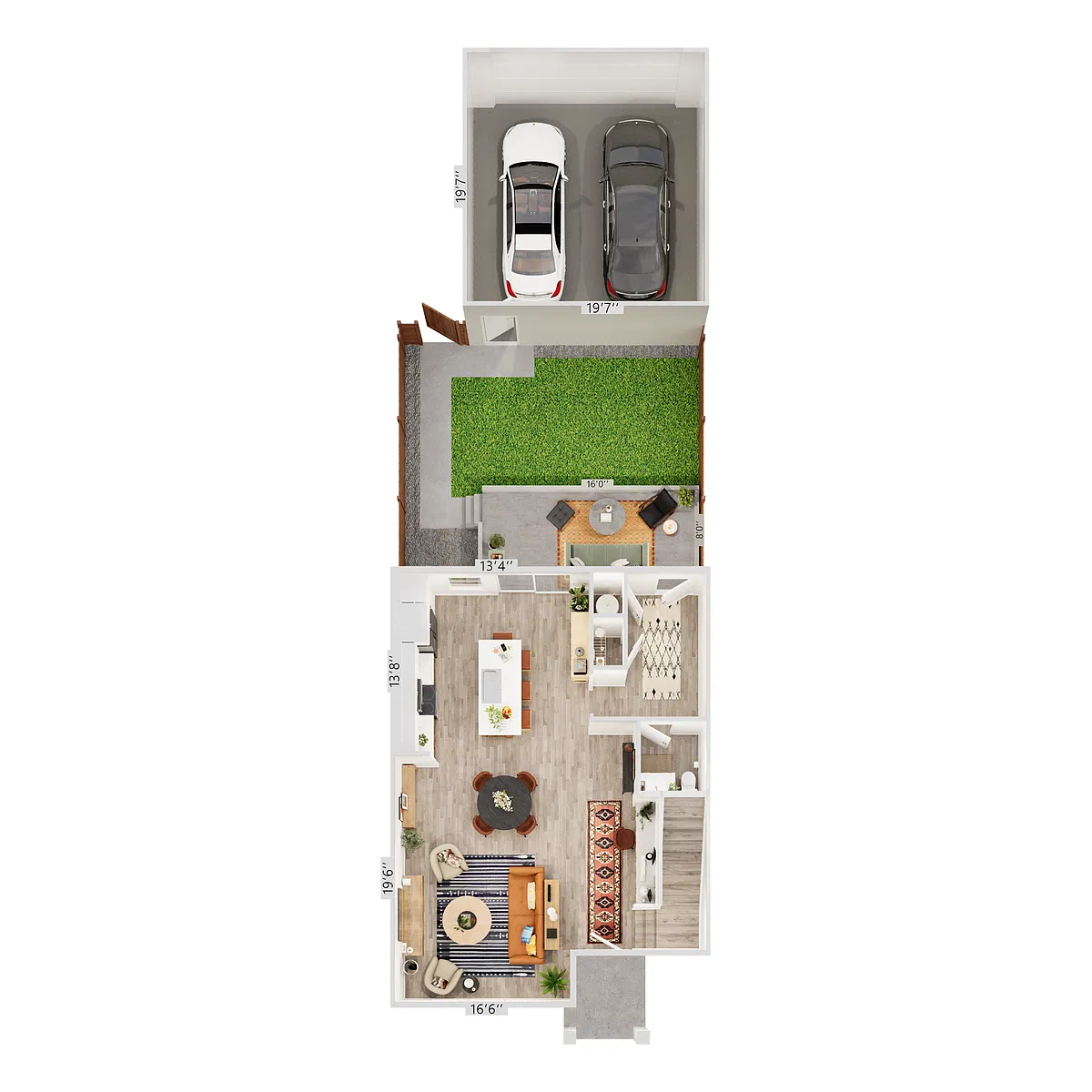 Floor plan Ascent 3 x 2.5 B