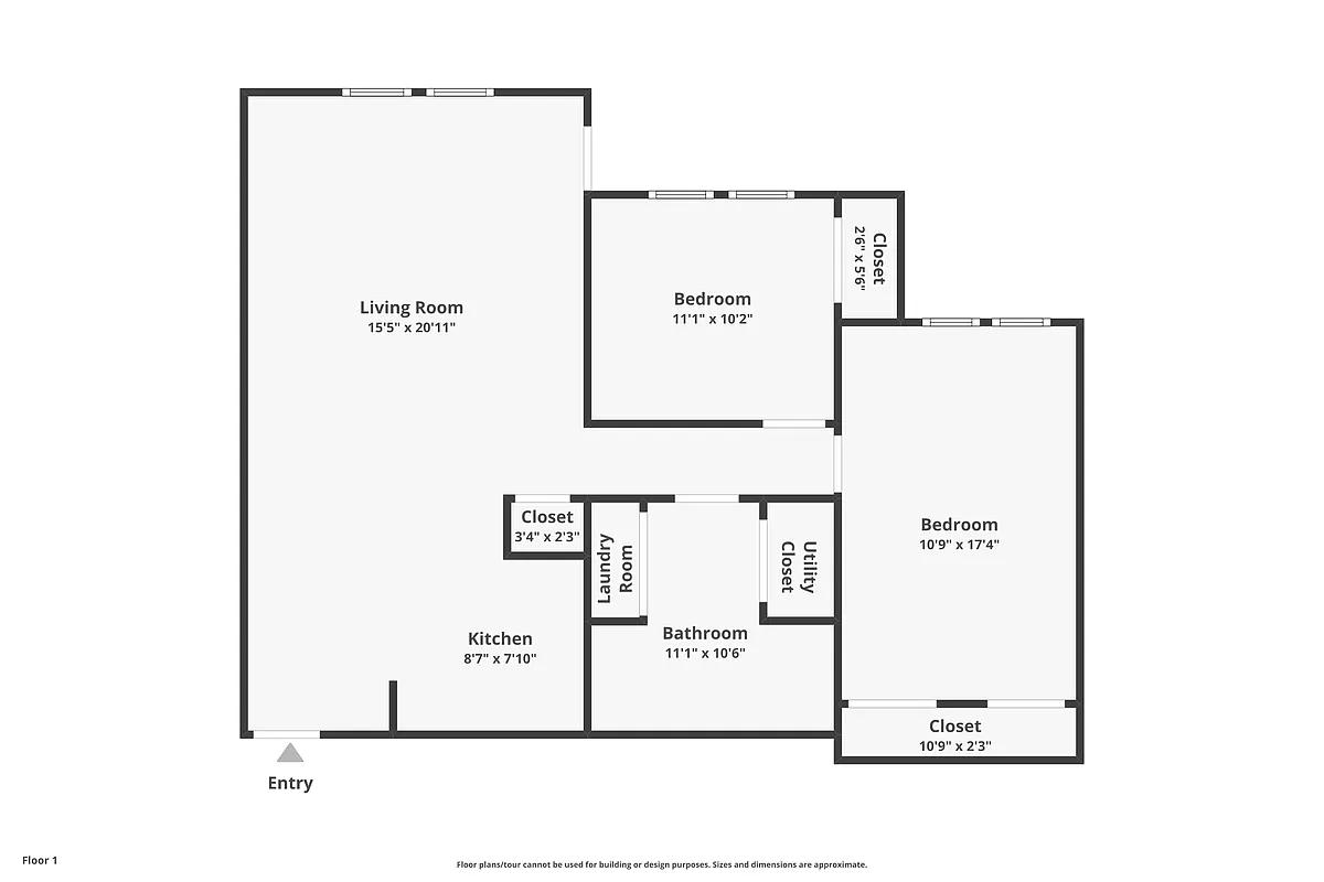 Floor plan 1 Bedroom