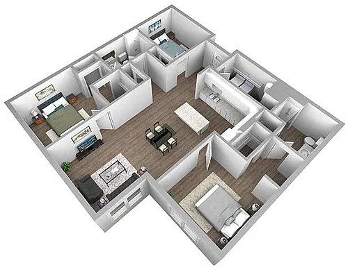 Floor plan The Stuart (Den)