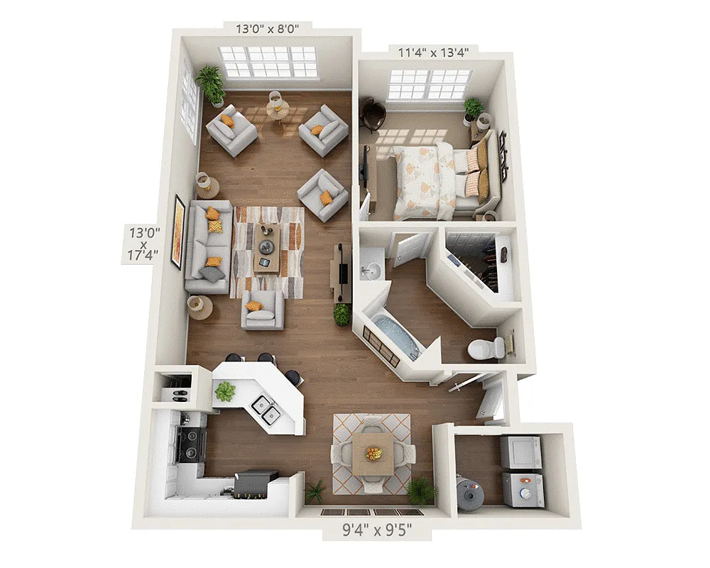 Floor plan Alana (Solarium)