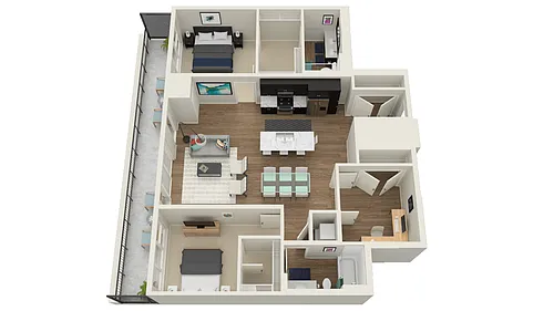Floor plan Sixty Seven