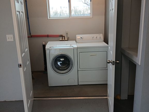 Downstairs washer/dryer.