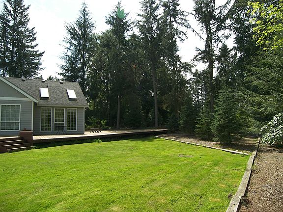 Backyard w/ sprinkler system