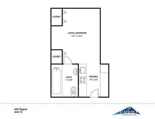Floor plan Studio