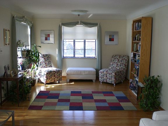 Technically formal dining room off of LR, but we use it as a library