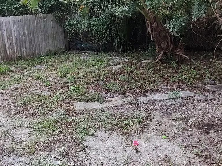 more of your yard - big enough for a bar b q
