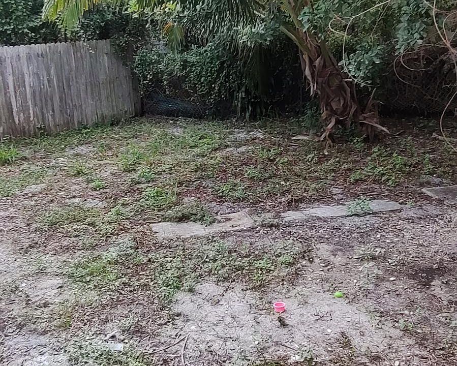 more of your yard - big enough for a bar b q