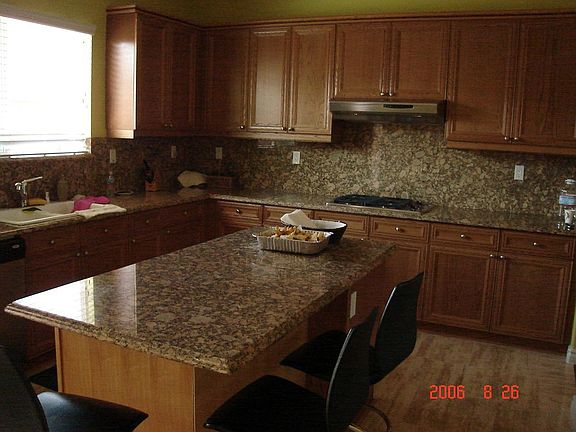 Kitchen with island