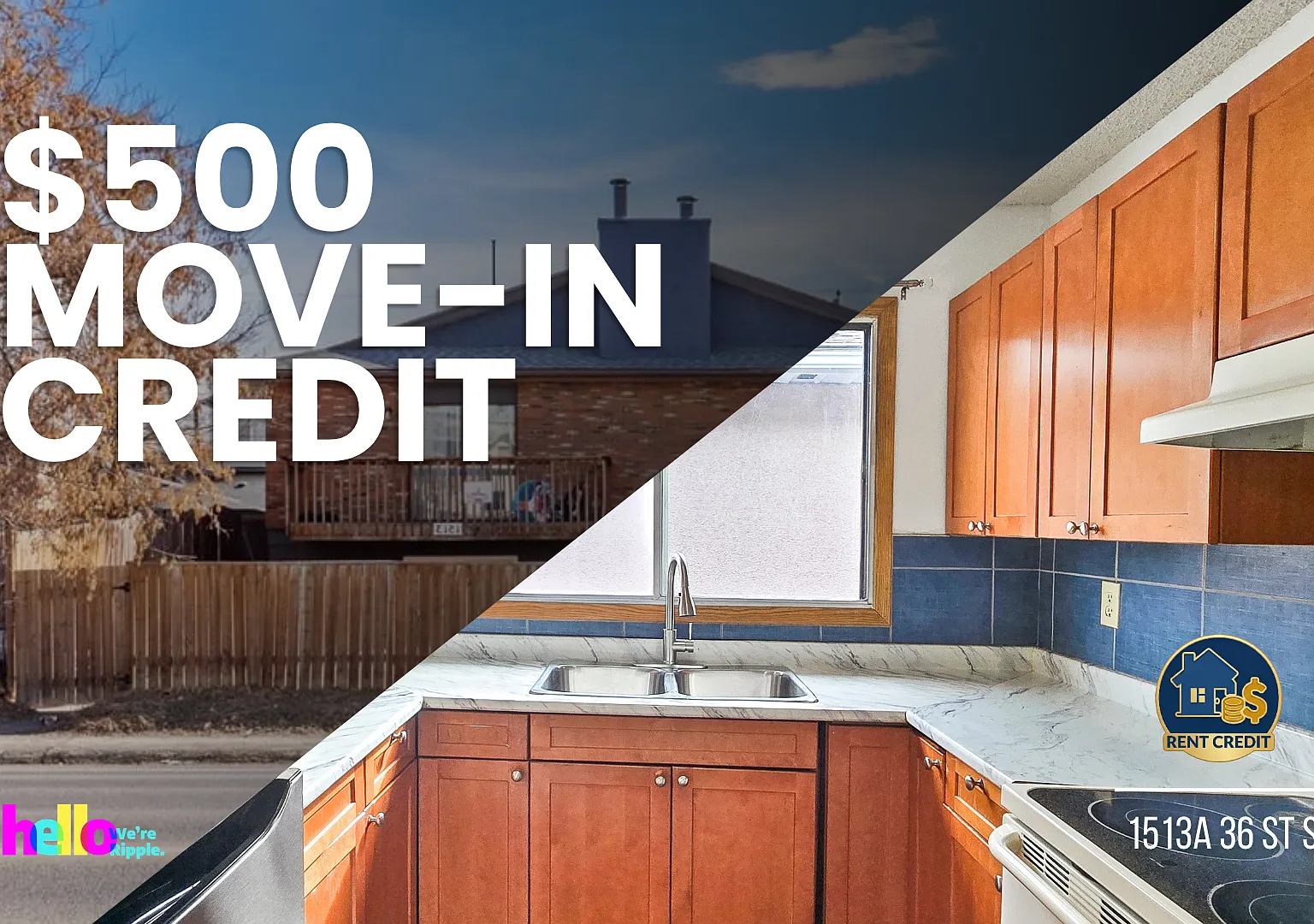 1500 36 Street Southeast- 4 Plex- Calgary, AB - Unit B (Lower 1513 36 Street) — Photo 1