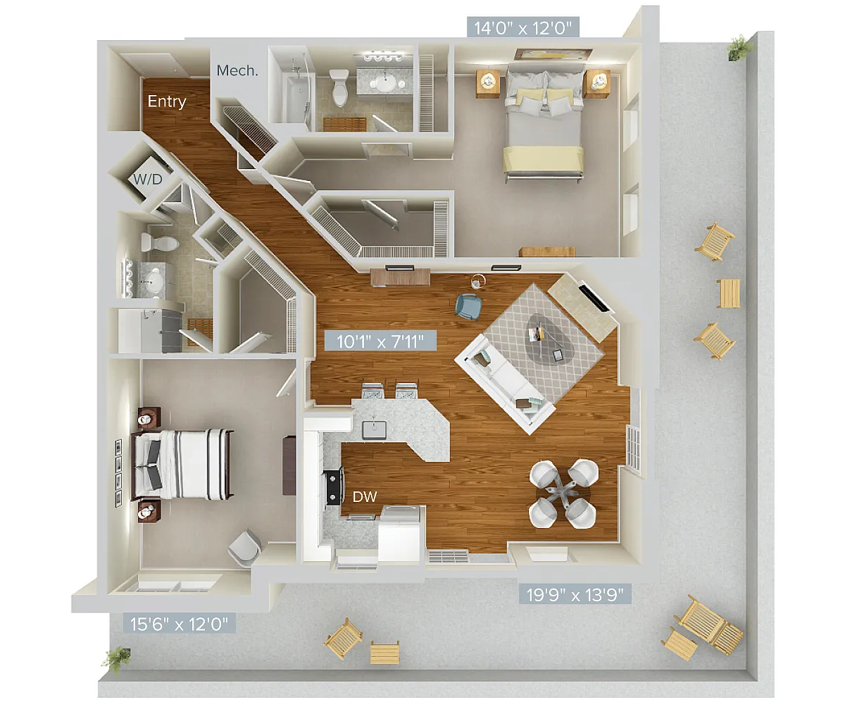 Floor plan B21-1277