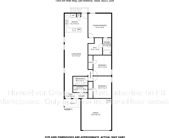 3 bed, 2.0 bath, 1440 sqft, $1,400 — Photo 2