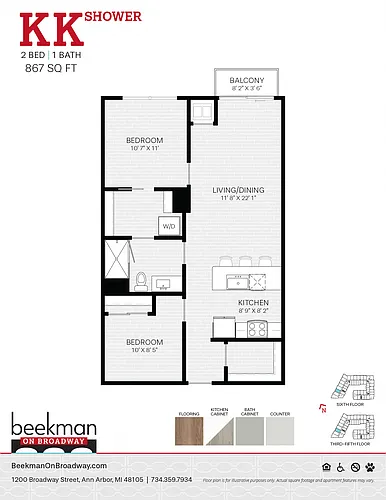 Floor plan KK Shower