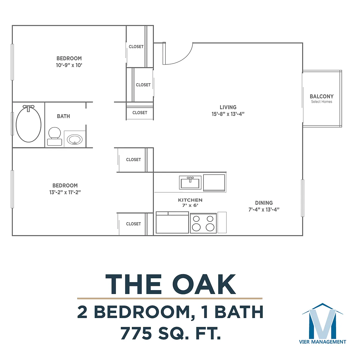 Floor plan The Oak