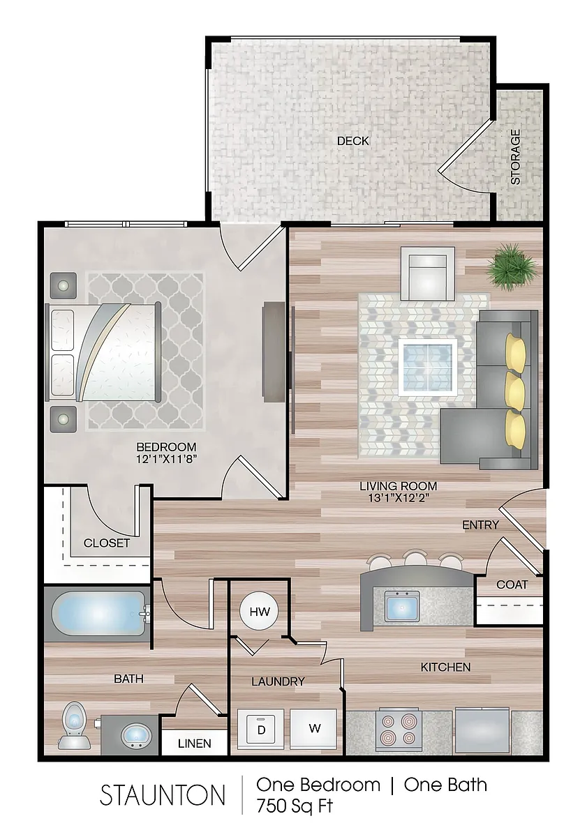 Floor plan Staunton