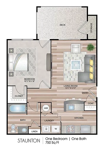 Floor plan Staunton