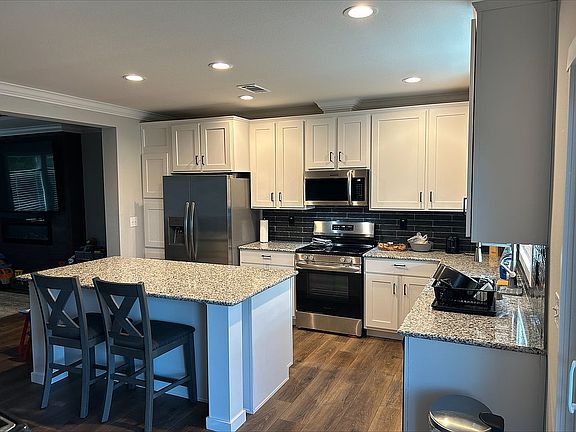 Kitchen with granite marble 