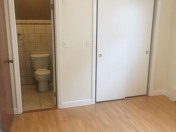 Bedroom with half bath