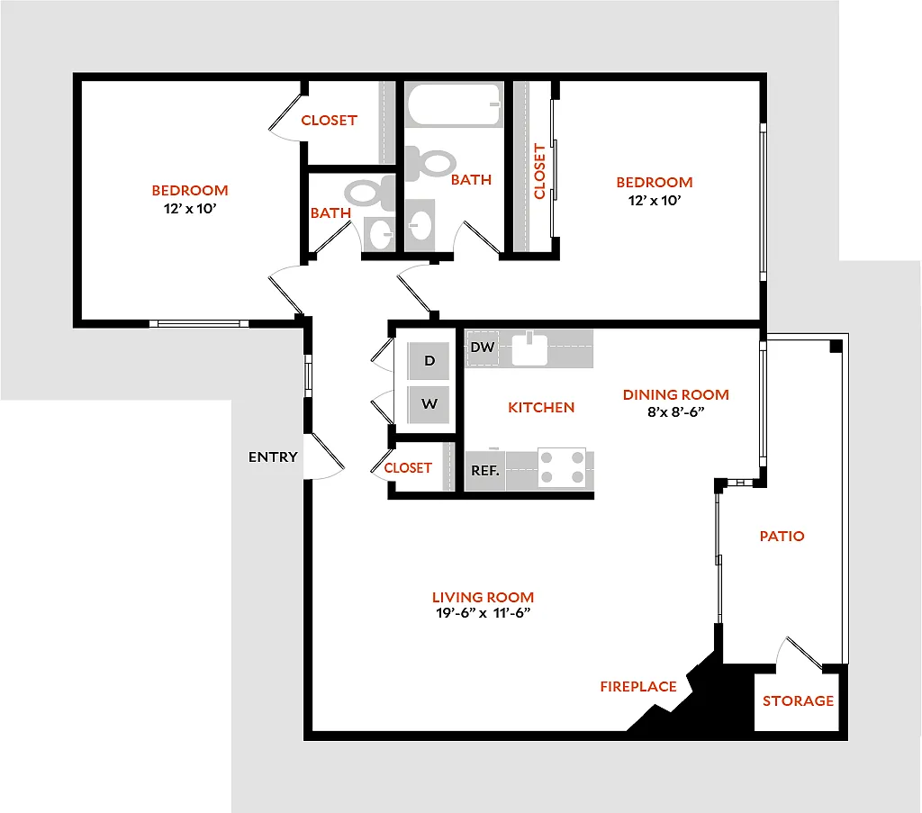 Floor plan Plan 2A